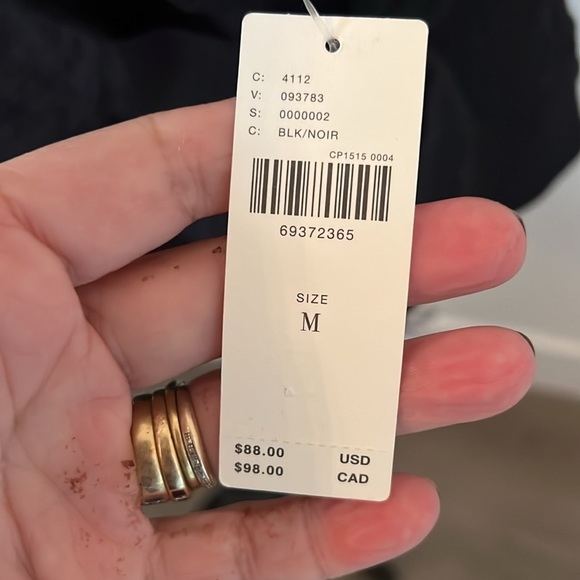 NWT Anthropologie Black Corset Top - Picture 3 of 5